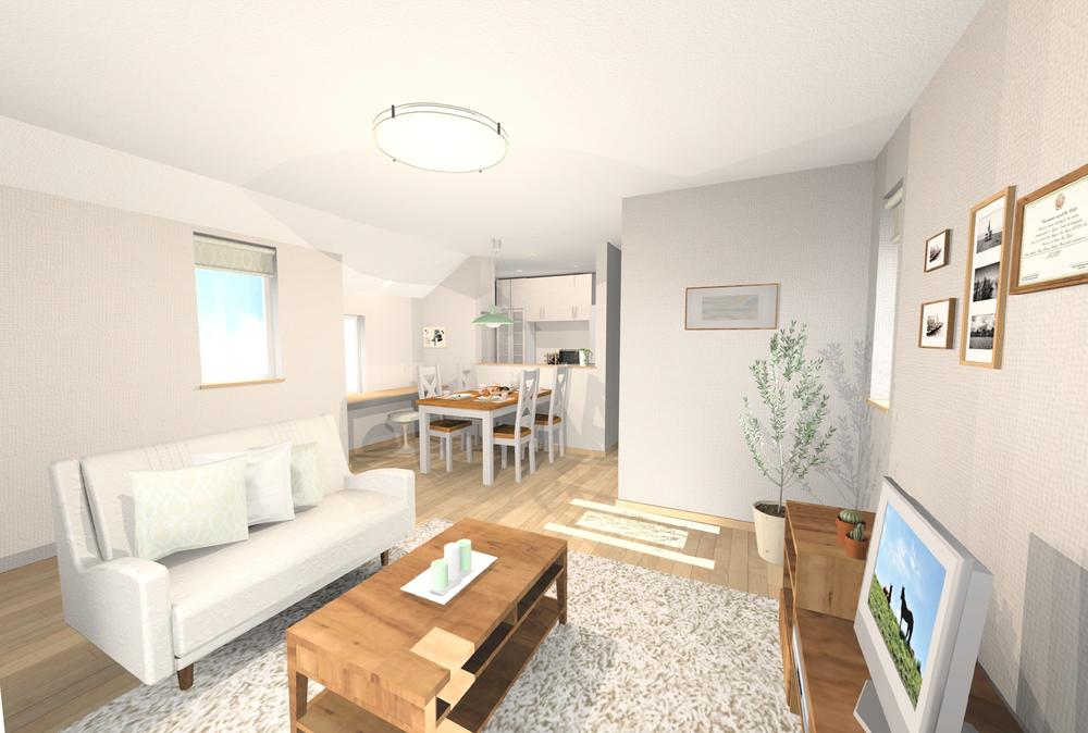 Rendering (introspection). (1 Building) living Rendering Furniture, etc., Not included in the price. Please put in advance consent. 