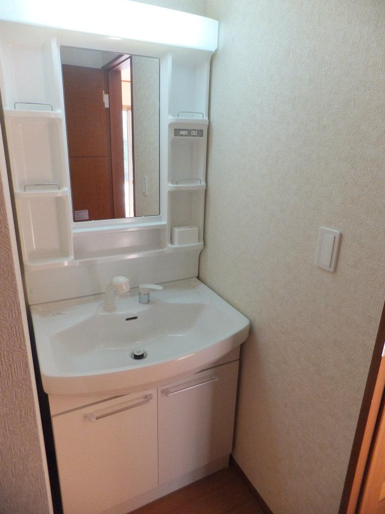 Wash basin, toilet. Room (August 2013) Shooting Encouraging independent wash basin in a busy morning