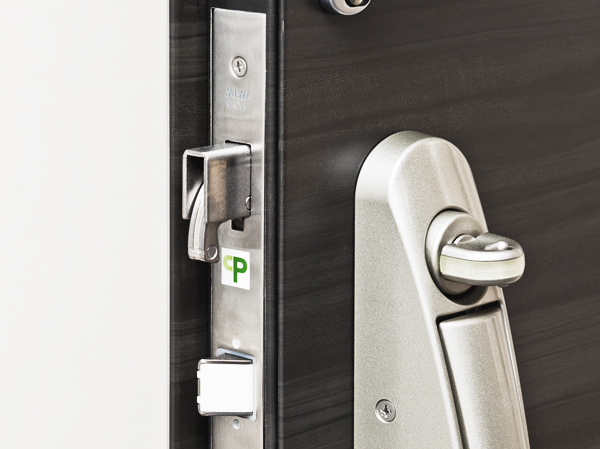 Security.  [Sickle dead and security thumb] Exert an effect on the strong sickle dead lock and thumb screwdriver to pry open, such as a bar has adopted a crime prevention thumb. (Same specifications)