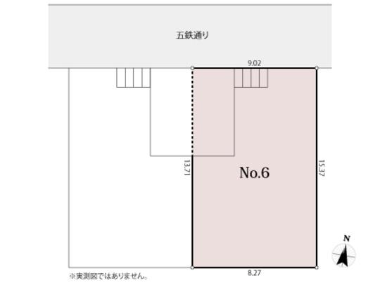Compartment figure. Land price 23.8 million yen, Land area 117 sq m compartment view