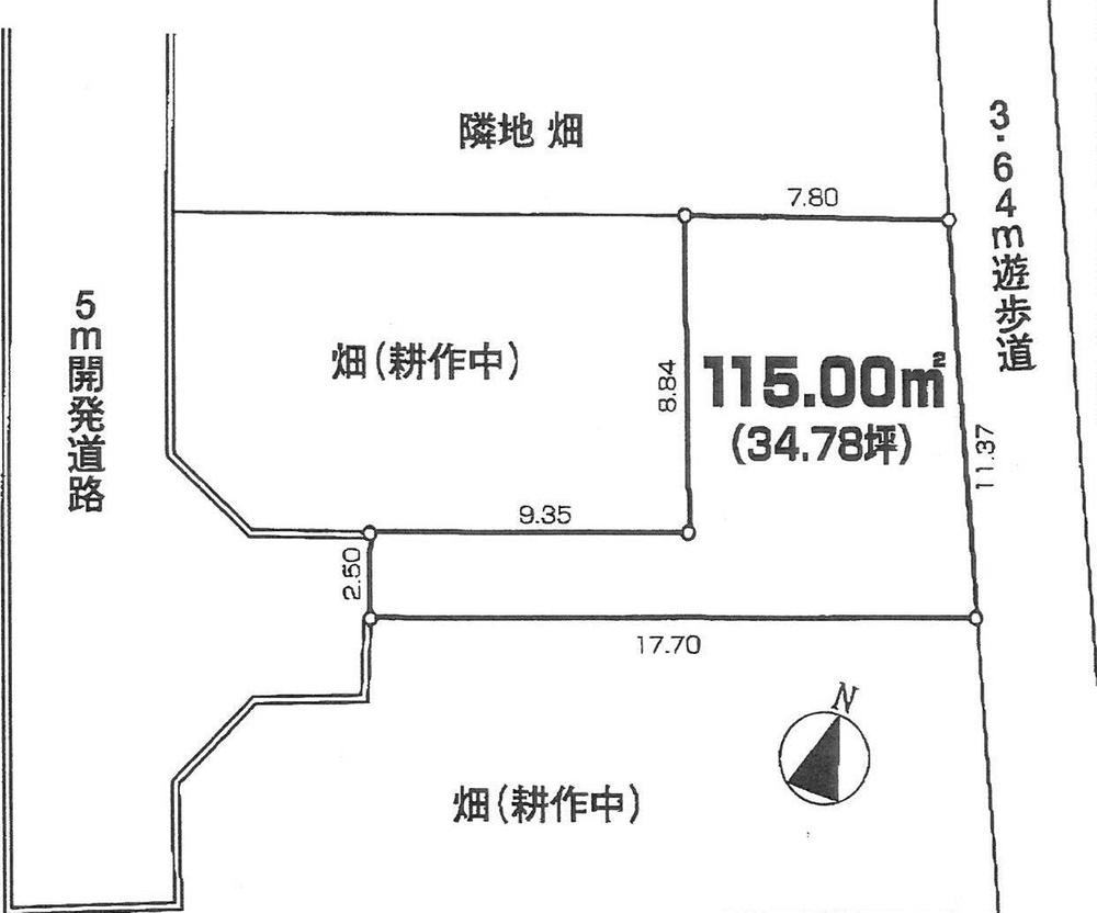 Compartment figure. Land price 29,900,000 yen, Land area 115 sq m