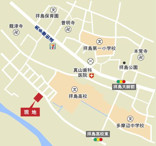 Local guide map. Local guide map