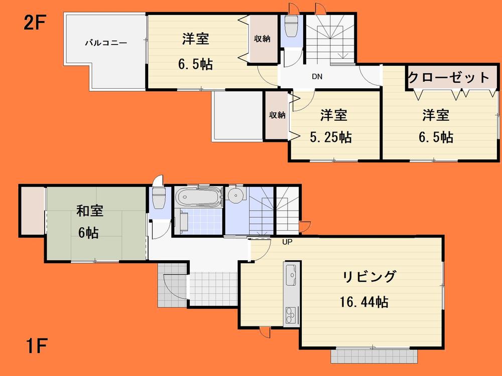 Floor plan. 42,800,000 yen, 4LDK, Land area 121.18 sq m , Building area 99.37 sq m floor plan