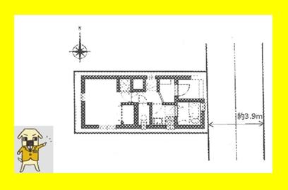 Compartment figure. Land price 19,008,000 yen, Land area 41.85 sq m