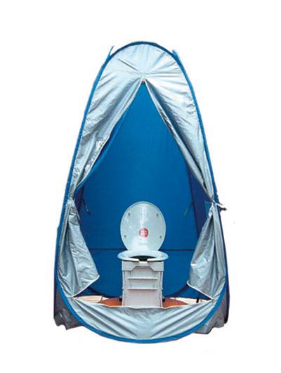 earthquake ・ Disaster-prevention measures. Sewer direct connection that would not mind in the suspension of water supply "emergency manhole toilet"