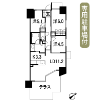 Floor: 3LDK, occupied area: 66.06 sq m, Price: 37,780,000 yen, now on sale