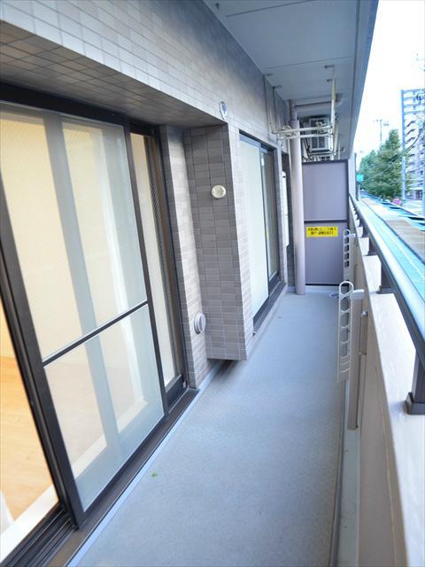 Balcony. Balcony over two rooms