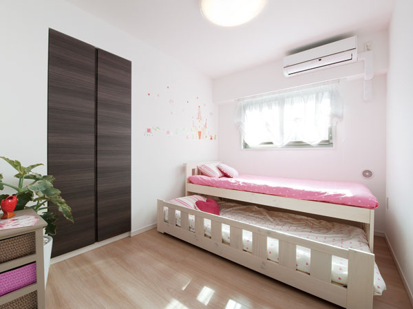 Interior.  [Bedroom 2] (More than the published photograph of the model room 70C type)