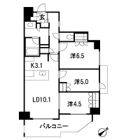 Floor: 3LDK, occupied area: 67.51 sq m, Price: 42,100,000 yen, now on sale