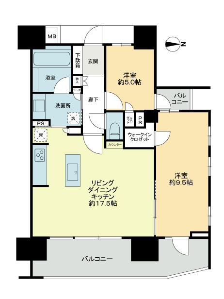 Non-living room. Floor plan