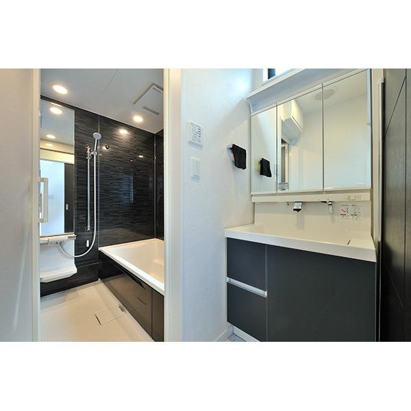 Building plan example (introspection photo). Example of construction Wash ・ Bathroom reference photograph