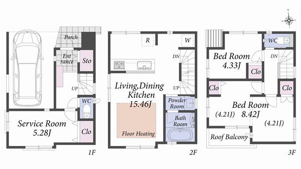 Floor plan. Floor plan B Building