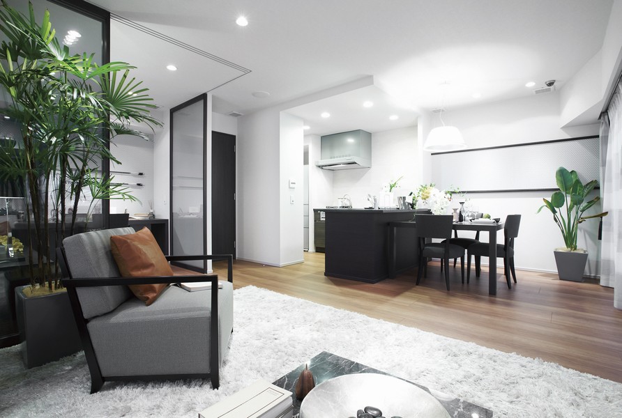 living ・ If integrated dining and DEN, It spreads larger space of reunion (basic plan will be Western-style 3 instead of DEN)