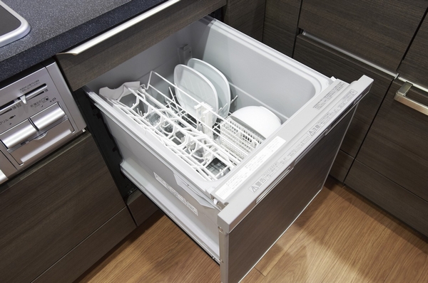 There is a water-saving effect, Housework efficiency up "dish washing and drying machine."