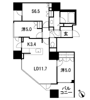 Floor: 2LDK + S, the occupied area: 72.02 sq m, Price: 46,400,000 yen, now on sale