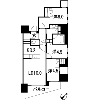 Floor: 3LDK + SIC, the occupied area: 65.07 sq m, Price: 38,900,000 yen, now on sale