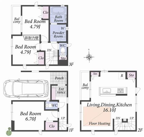 Floor plan. Floor plan B Building