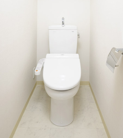 Bathing-wash room.  [Washlet toilet] Water-saving ・ Equipped with a toilet with hot water cleaning function which was also consideration to a power-saving. Heating toilet seat, Also substantial comfortable performance such as deodorizing function.
