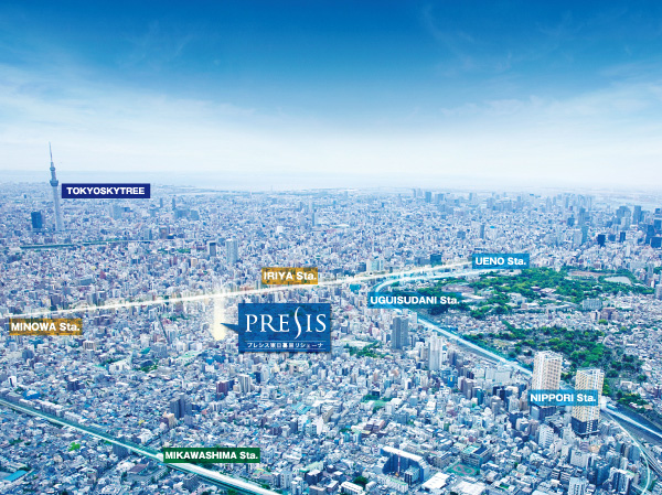 Surrounding environment. Along with the culture that has been taken over by, Live proud. (Posted aerial photograph of that where the CG processing in was taken in May 2012, In fact a slightly different. Also, Representation of the light does not indicate the height and scale of the building. )