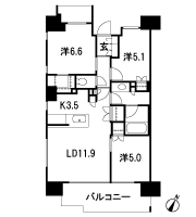 Floor: 3LDK + WIC, the area occupied: 69.5 sq m, Price: 43,256,854 yen ・ 48,193,996 yen, now on sale