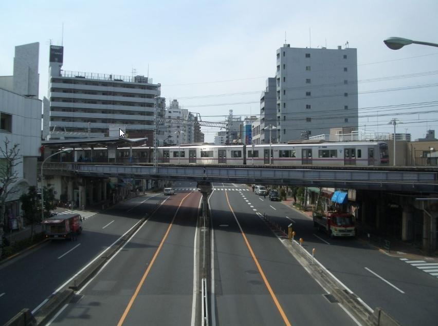 station. 480m until the new Mikawashima Station