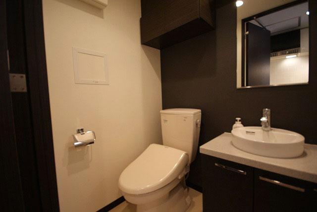 Wash basin, toilet. Indoor (June 2013) Shooting