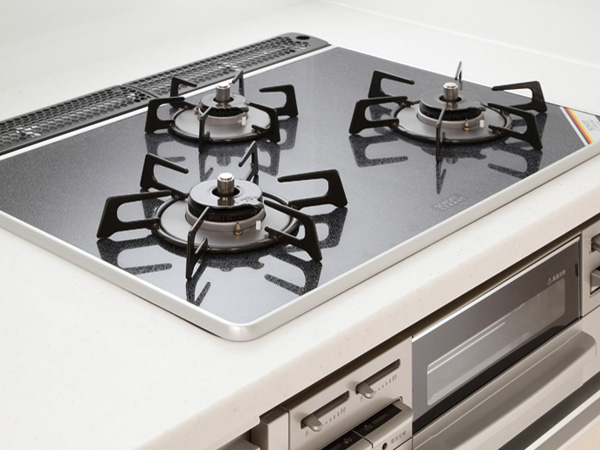 Kitchen.  [Glass top stove] Adopt a strong glass top plate to heat and shock. Excellent durability, When You can use it beautifully to.