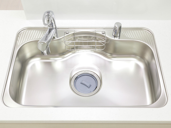 Kitchen.  [Low noise sink] Breadth and depth of easy to wash as well, such as large cooking utensils and vegetables Yutori. Water is quiet design to reduce the I sound.