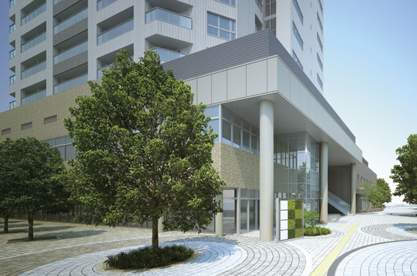  [building ・ Facility] Station Square Rendering CG