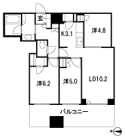 Floor: 3LDK + WIC, the occupied area: 67.24 sq m, Price: 47,810,000 yen, now on sale