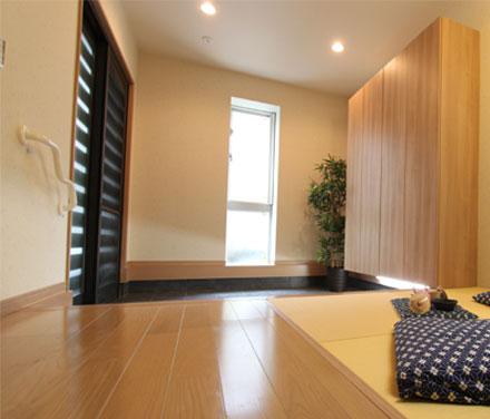 Rendering (introspection). Example of construction. It is possible to or hospitality customers as a drawing room, Entrance and space together.