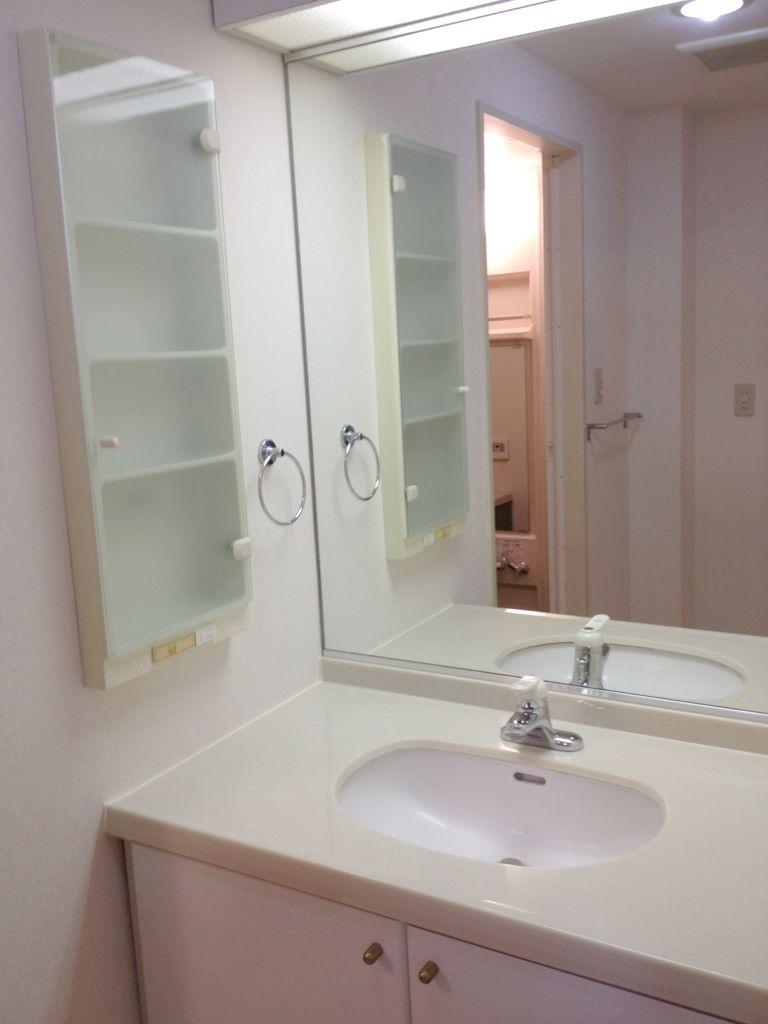 Wash basin, toilet. Wash basin