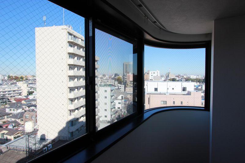 Balcony. View from the balcony