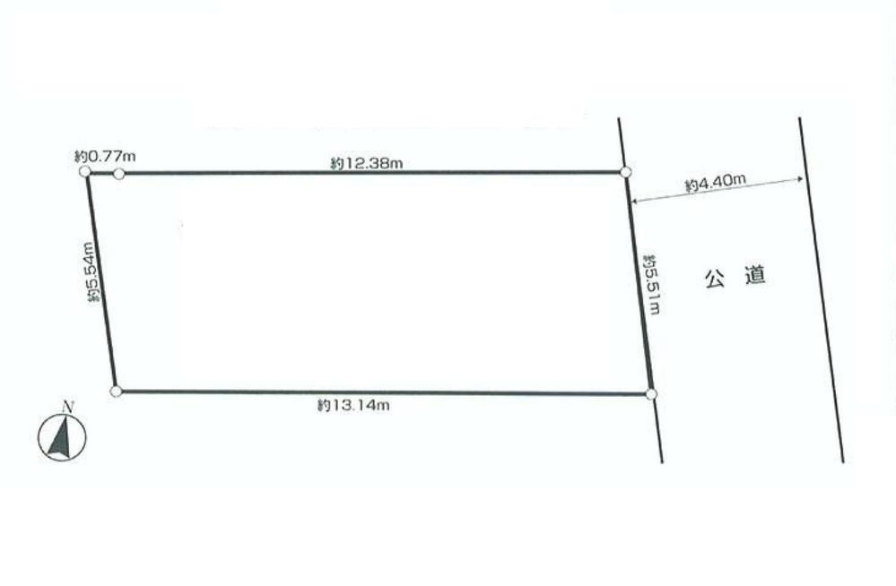 Compartment figure. Land price 65,800,000 yen, Land area 71.74 sq m