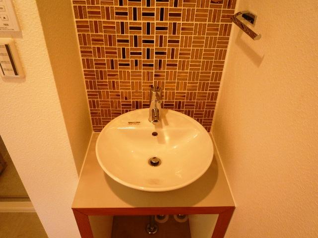 Wash basin, toilet. Indoor (September 2013) Shooting