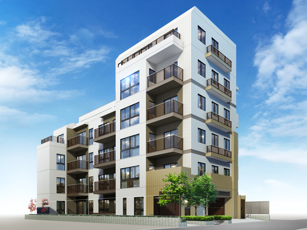 Buildings and facilities. Exterior CG  ※ Which was raised drawn based on drawing, In fact a slightly different.