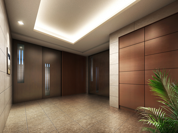 Buildings and facilities. Hall Rendering CG