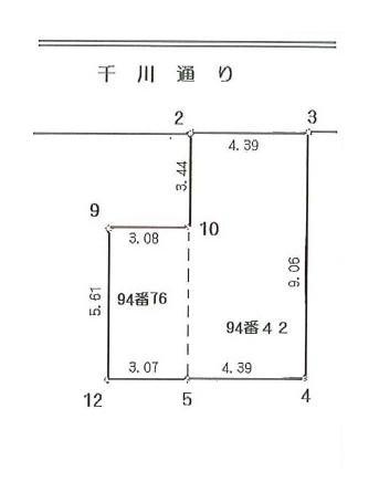 Compartment figure. Land price 46,800,000 yen, Land area 57.06 sq m