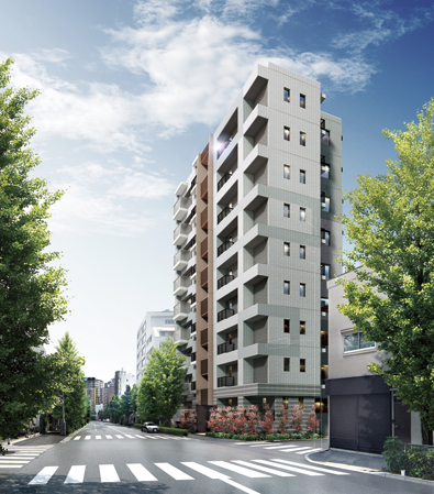 Features of the building. Exterior CG