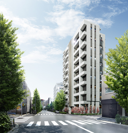 Buildings and facilities. Exterior - Rendering ※ Those obtained by combining the Exterior - Rendering the cityscape photo of peripheral local, In fact a slightly different.