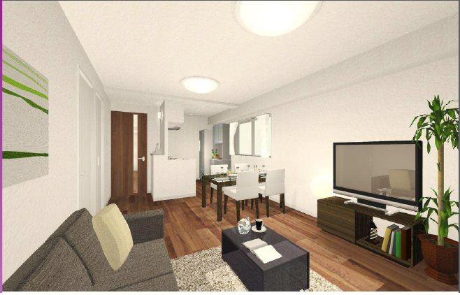 Living. Bright corner dwelling unit, Storage of room with two walk-in closet.  Large-scale repair work scheduled for completion in 2013 the end of December.  auto lock, Management system is good.  The field situation, There is the case that specifications may be changed.