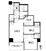 Floor: 2LDK + WIC, the occupied area: 53.94 sq m, Price: 52,800,000 yen, now on sale