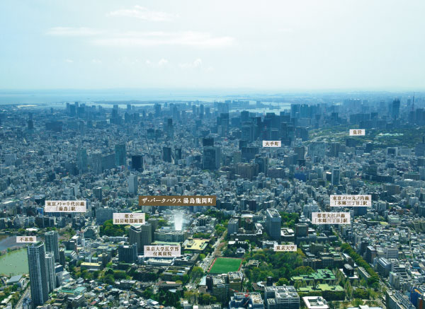 Surrounding environment. Helicopter shot ※ And subjected to a CG synthesis was taken in April 2013, In fact a slightly different.