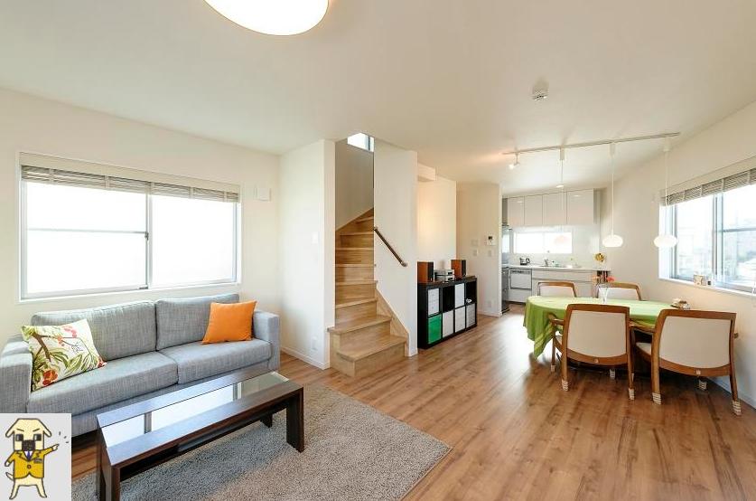 Building plan example (introspection photo). Living (1) (company construction cases)