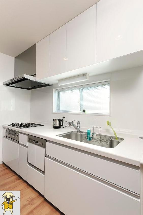 Building plan example (introspection photo). Kitchen (company construction cases)