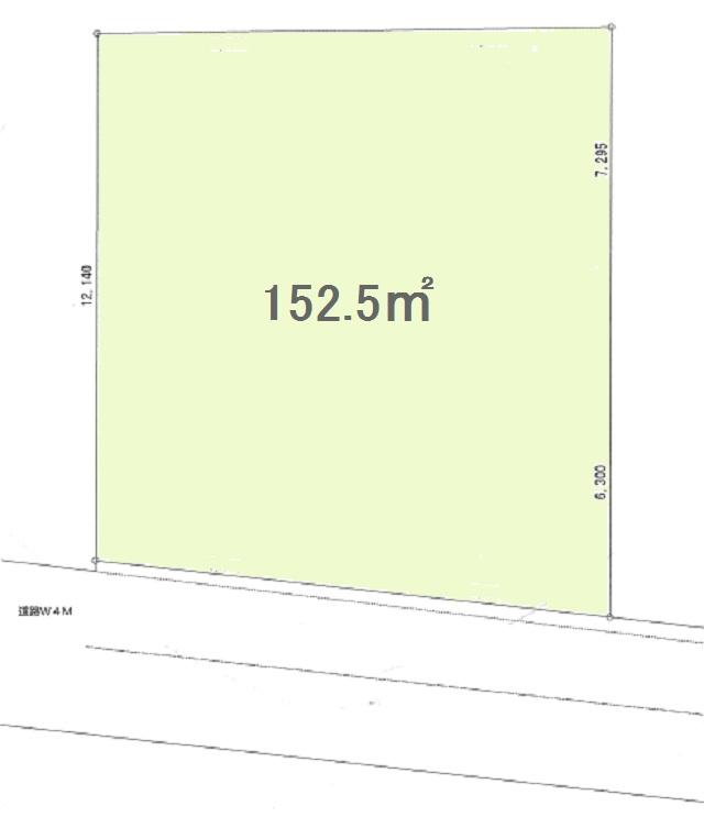 Compartment figure. Land price 100 million 39.6 million yen, Land area 152.5 sq m compartment view
