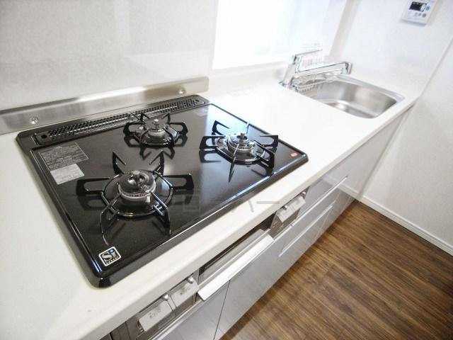 Kitchen. Three-necked gas stove