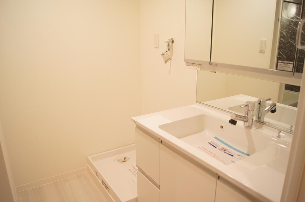 Wash basin, toilet. Interior