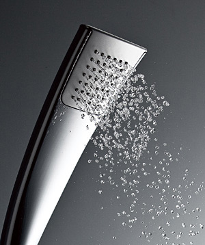 Bathing-wash room.  [Air-in shower] While water-saving, You can experience plenty of bathing comfort. Both shower of such eco and comfort. By including air in the water, Large the every grain of water. While water-saving, It has achieved a comfortable bathing comfort.