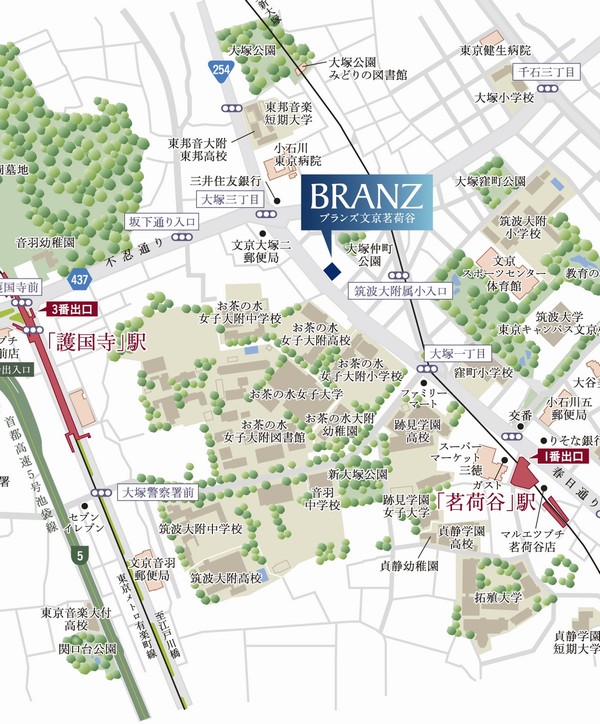 Other. Mansion peripheral view. It is green in many areas.